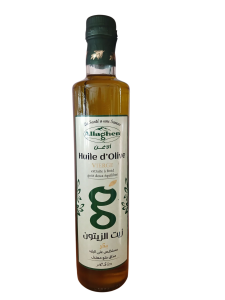 huile d'olive vierge (بكر)_bouteille 0.5 L